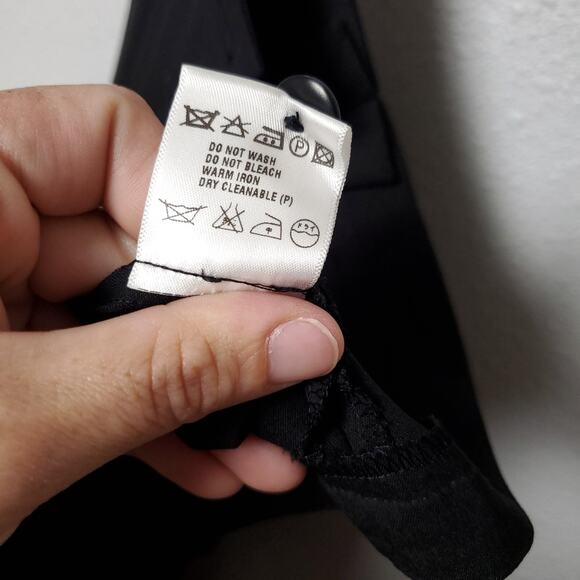 ESCADA Wool Blend Sz 42 Straight Trouser Pants - Picture 8 of 9